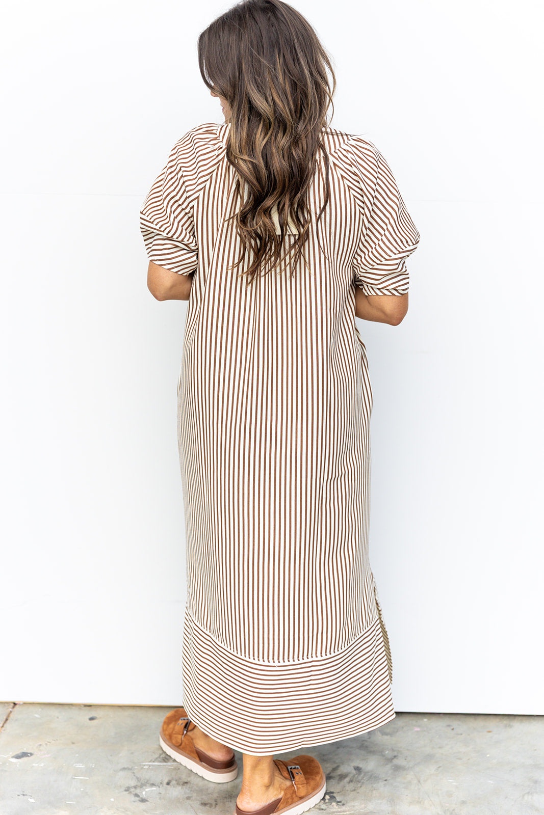 Striped Strolls - Brown