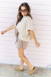 Simple Exposure Tee- Sand Beige