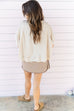 Simple Exposure Tee- Sand Beige