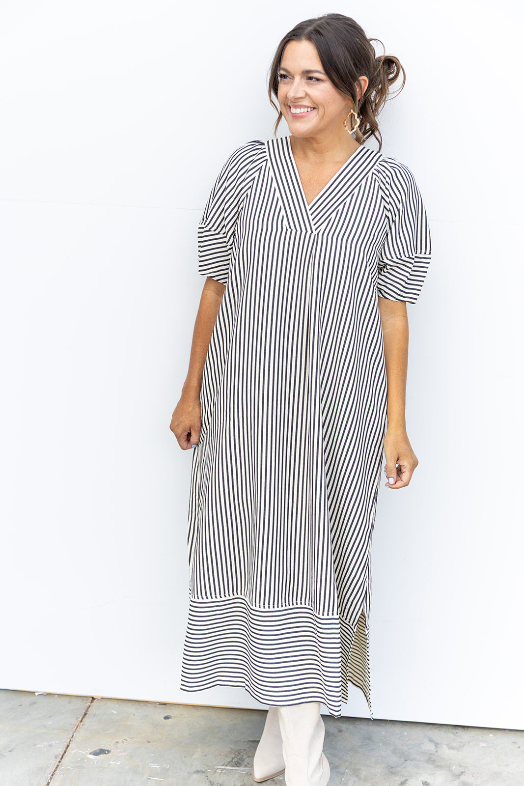 Striped Strolls - Black