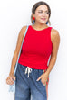 Crew Tank Top - Red