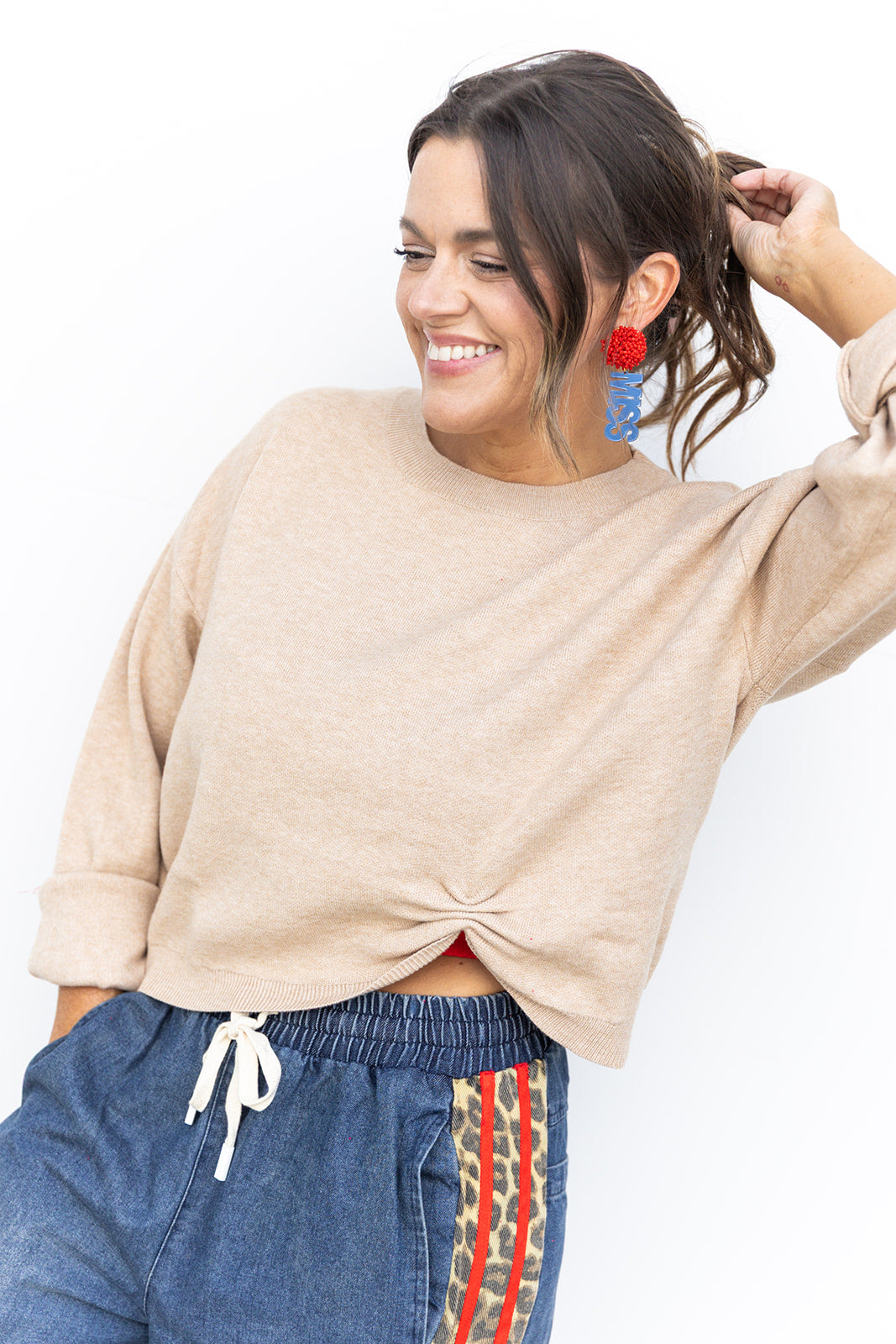 Ole Miss Rebels Earrings 