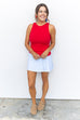 Crew Tank Top - Red