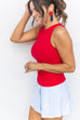 Crew Tank Top - Red