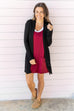 Basic Life Cardigan - Black