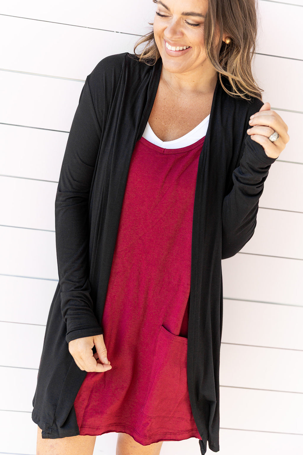 Basic Life Cardigan - Black