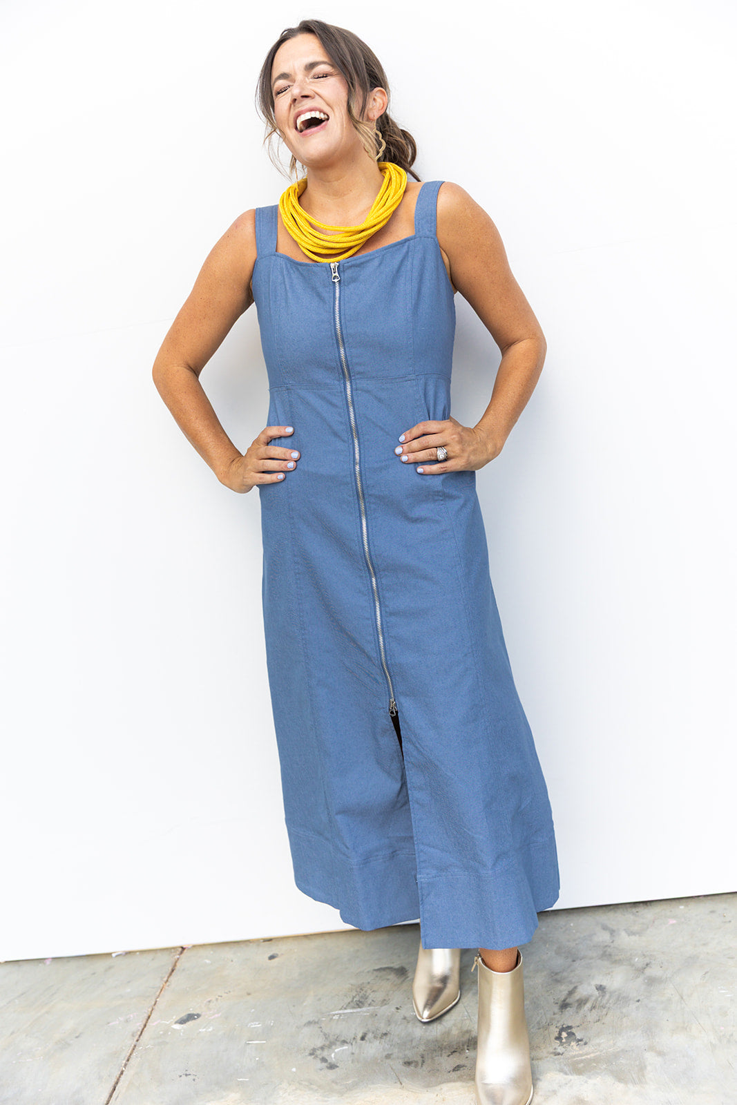 Zipped Up in Denim