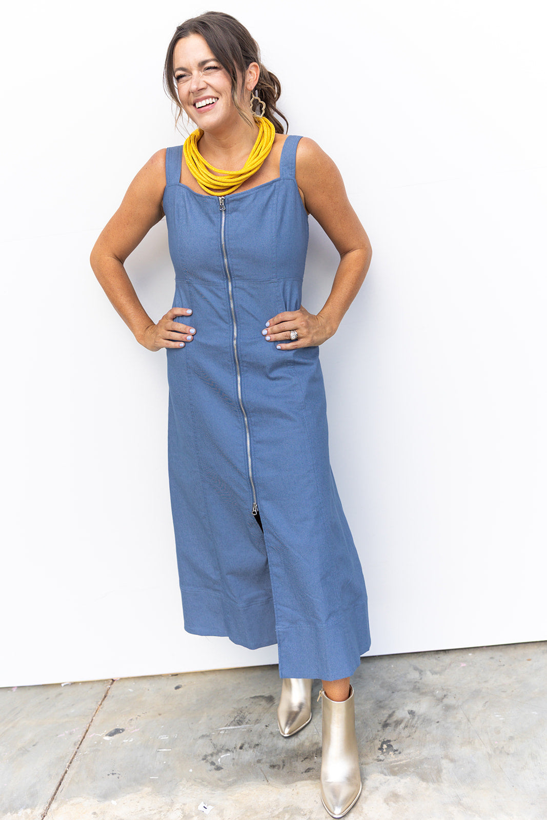 Zipped Up in Denim