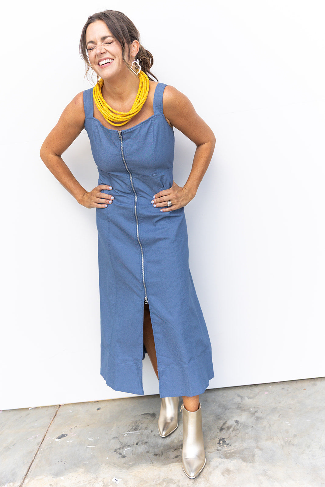 Zipped Up in Denim