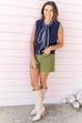 Up all night Top - Navy
