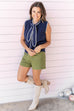 Up all night Top - Navy