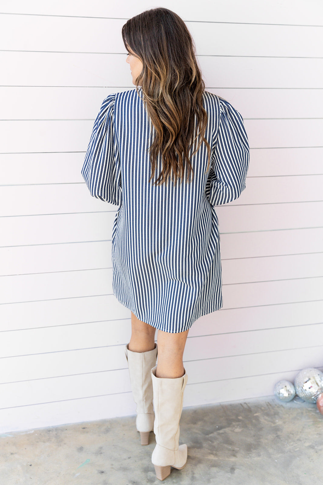 Classic Fall Stripes - Denim Blue