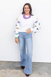 Beads & Bows Sweater - White