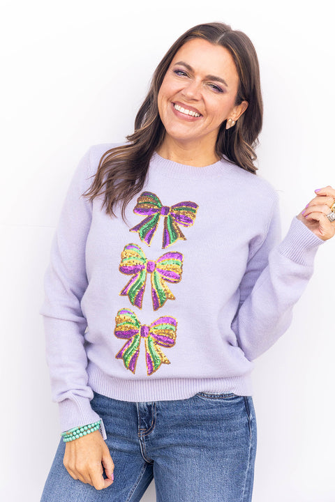 Nola Nights Sweater - Lavender