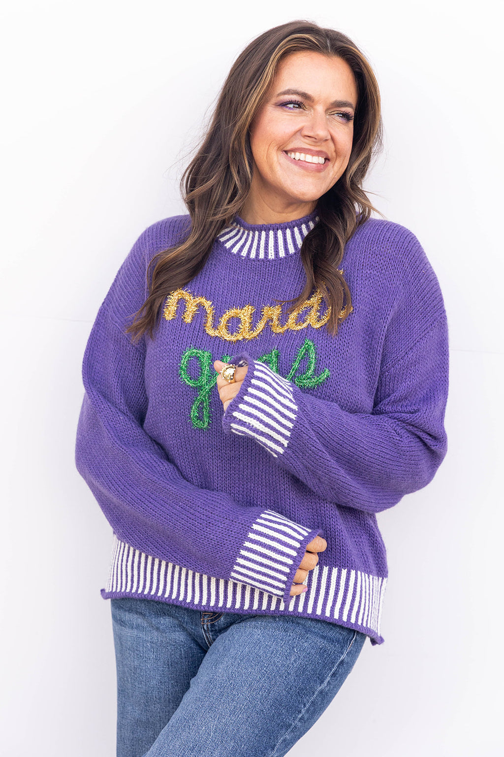 Tinsel In the Bayou Sweater - Multi