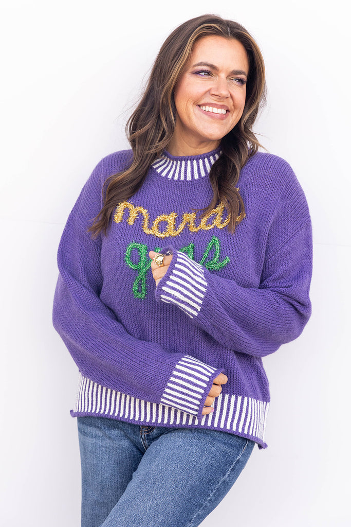 Tinsel In the Bayou Sweater - Multi