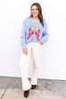 Crawdad Cutie Sweater - LT. Blue