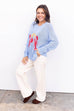 Crawdad Cutie Sweater - LT. Blue