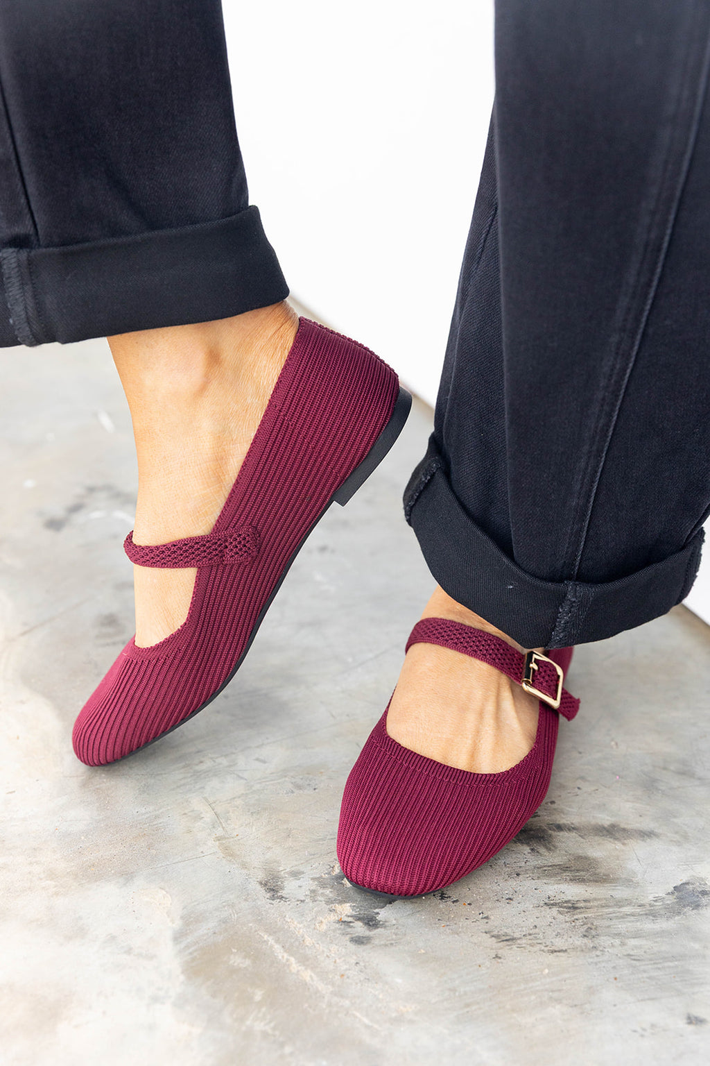 Brita Ballet Flat - Burgundy