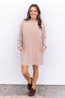 Luxe Lounge Dress -Dark Taupe *DB*