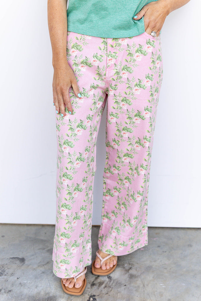 Floral Delight Bottoms - Pink