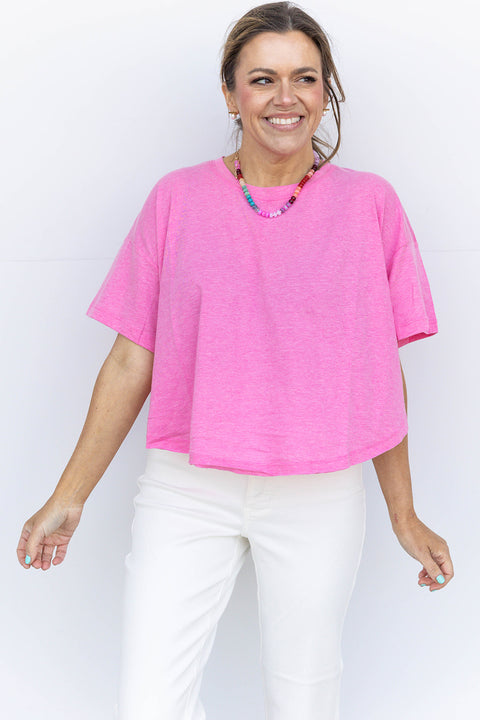 Keep On Moving Top - H. Hot Pink