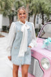Snowflake Soiree Tweed Dress