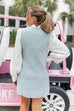Snowflake Soiree Tweed Dress