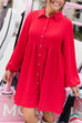 Mistletoe Moment Dress- Red