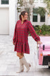 Tartan Tidings Plaid Dress