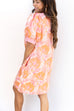 Jessie's Girl Dress - Peach Mix