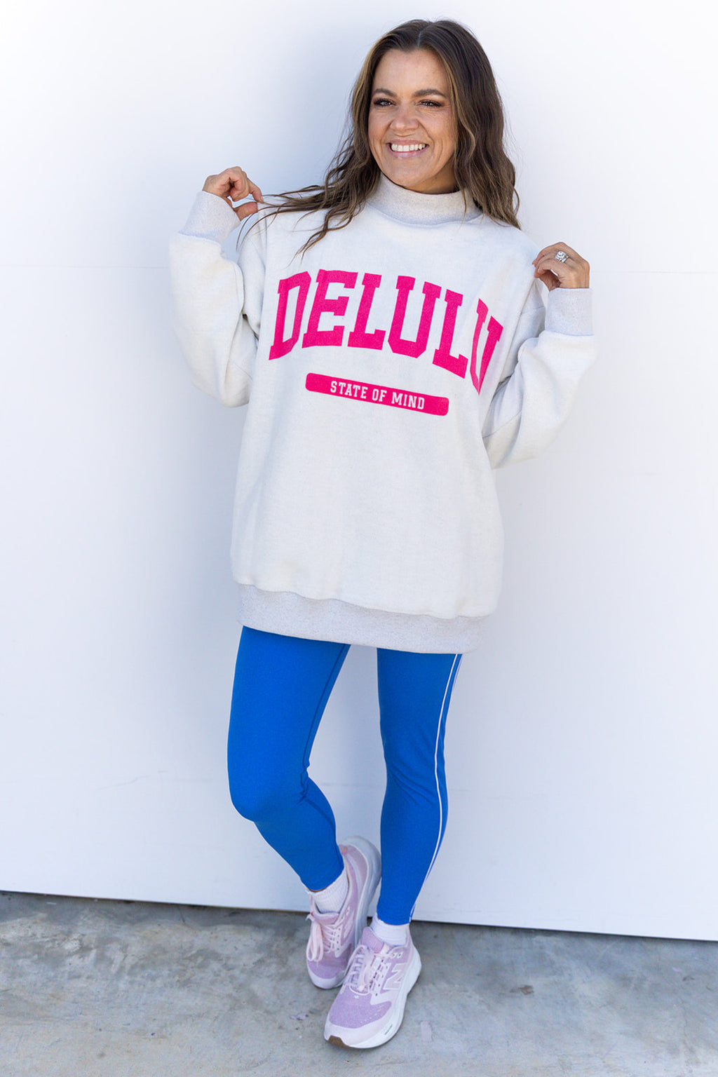 Reversible Mock Neck- DILLY DALLY/DELULU