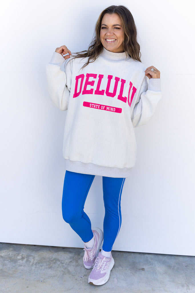 Reversible Mock Neck- DILLY DALLY/DELULU