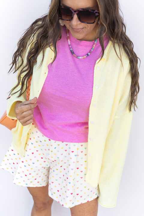 Spring Wishes Cardigan - Butter Yellow