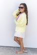 Spring Wishes Cardigan - Butter Yellow