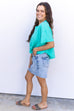 Cowboy Take Me Away Skirt - Medium Blue