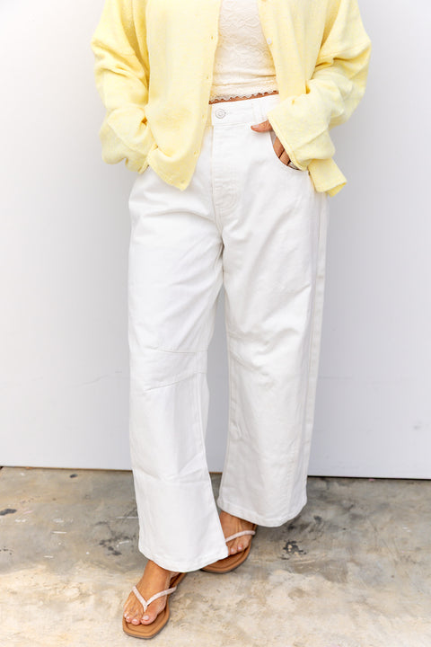 My Weakness Jeans - White