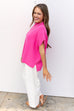 Cafe' Luxe Sweater - Bubblegum Pink