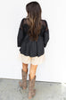Up Town Chic Blouse- Black