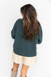 Evergreen Lux Knit Cardigan - Hunter Green