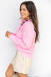 Silent Night Sweater - Pink