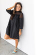 Up Town Chic Dress- Black
