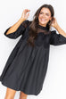 Up Town Chic Dress- Black