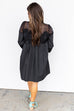 Up Town Chic Dress- Black