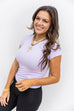Kenzie Crewneck Short Sleeve-Lavender
