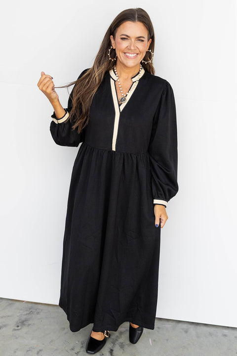 The Manhattan Muse Maxi- Black