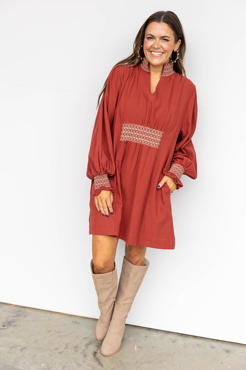 Rust Revival Dress