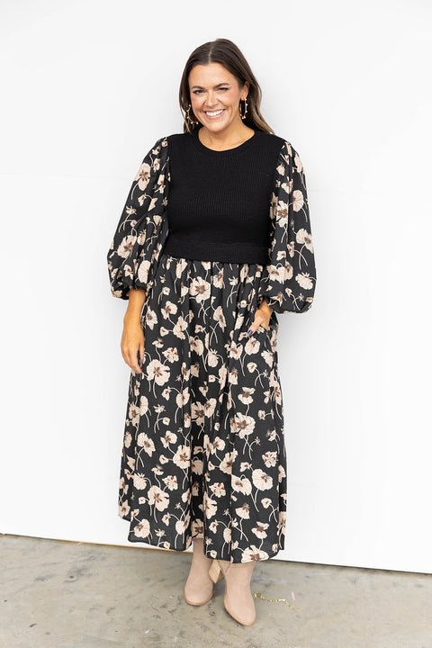 Bloom and Grace Midi Dress