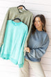 Over the Edge pullover - Turquoise