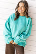 Over the Edge pullover - Turquoise